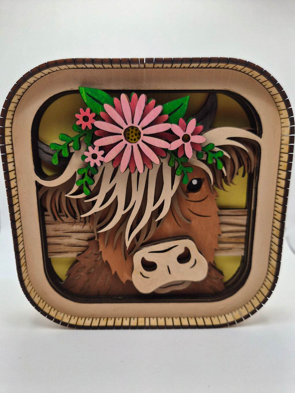 Interchangeable HIghland Cow Shelf Sitter