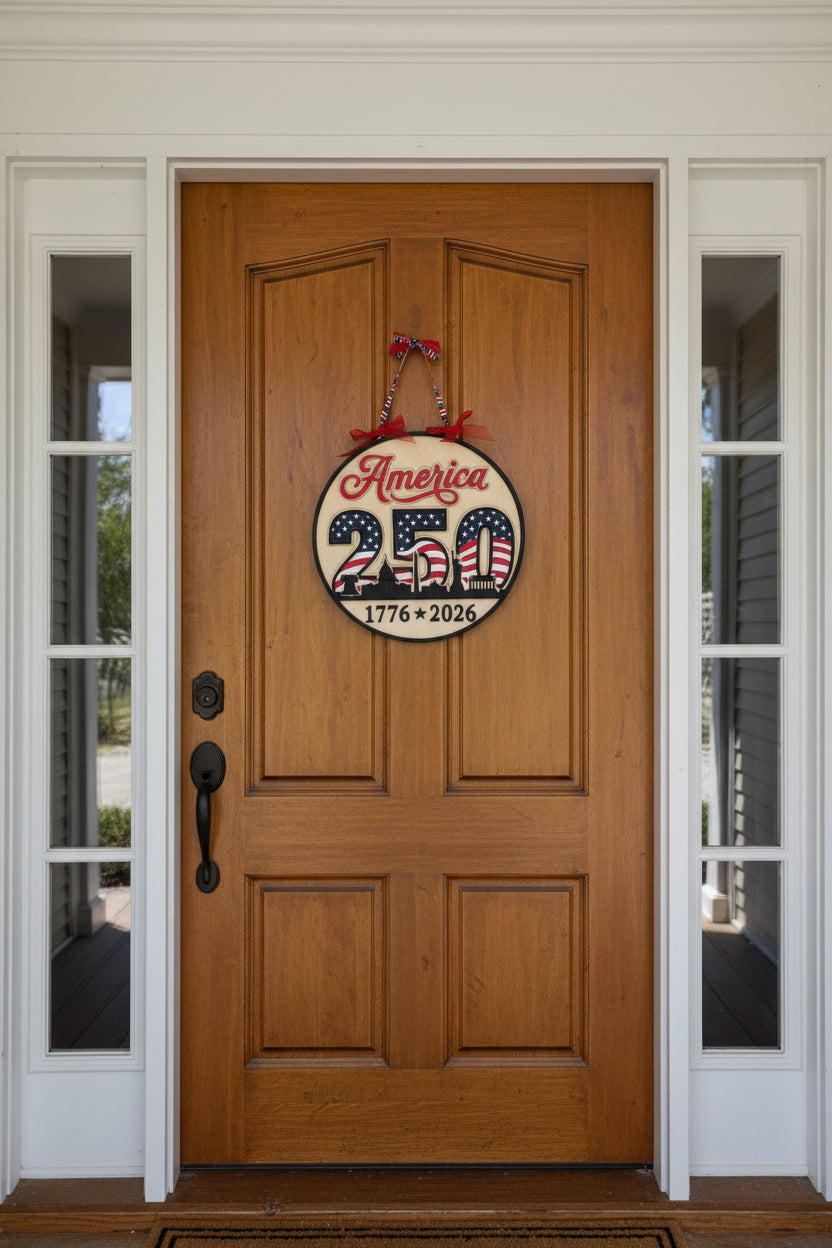 America 250th Door Hanger
