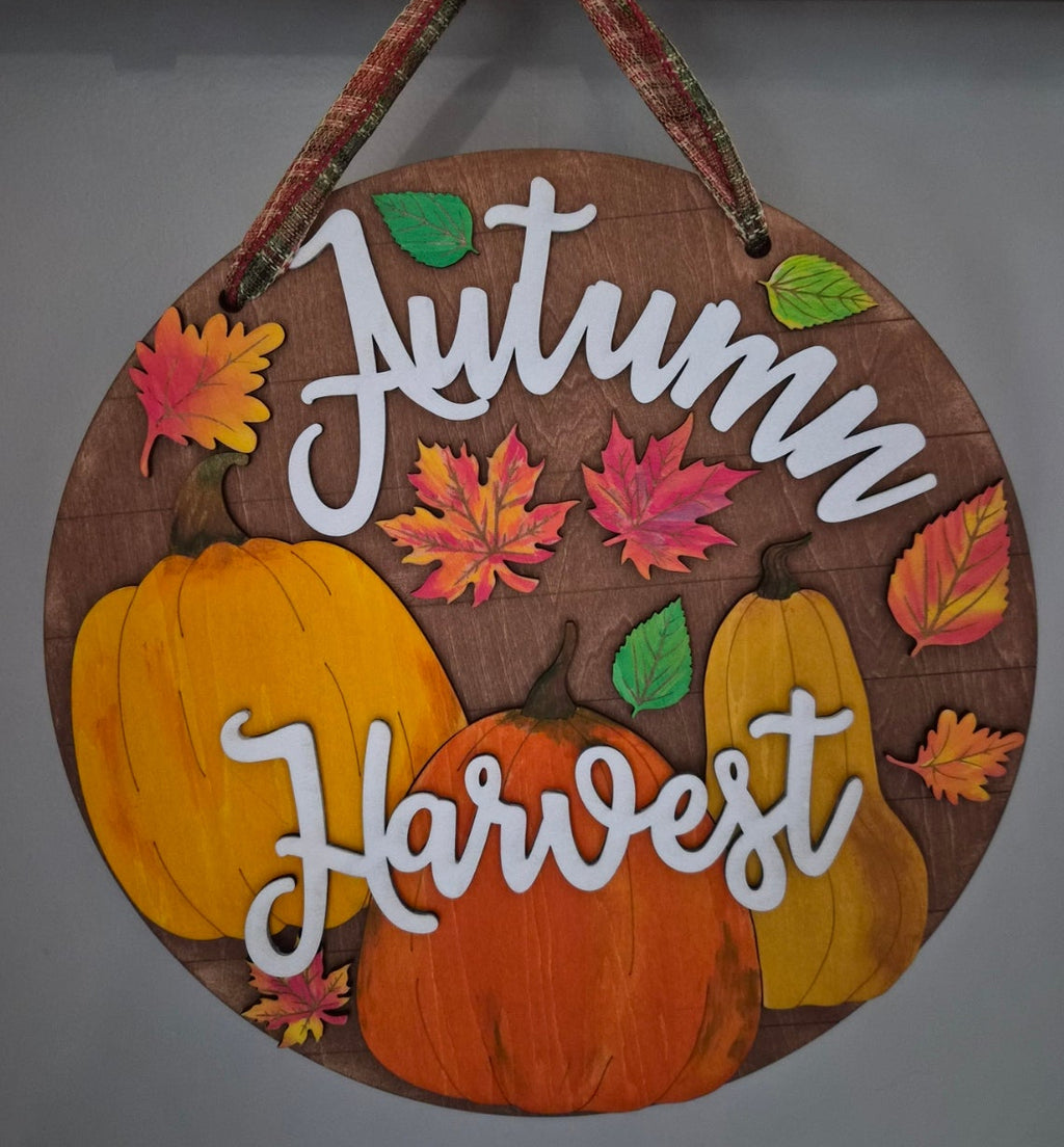 Autumn Harvest Door Hanger