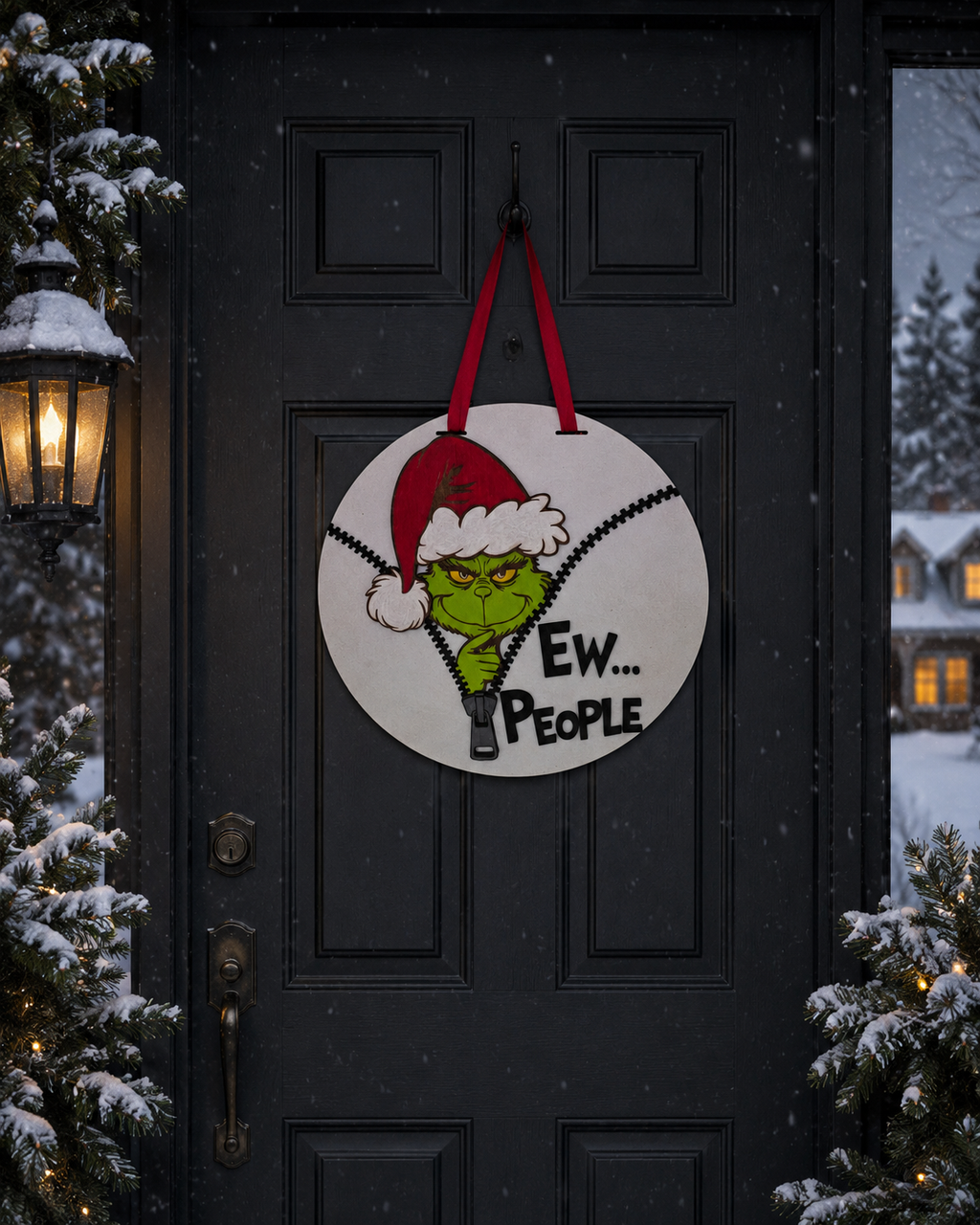 "Green Man" Ew People Door Hanger